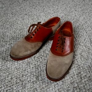 9 1/2 POLO Ralph Lauren vintage saddle shoes bucks nubuck
